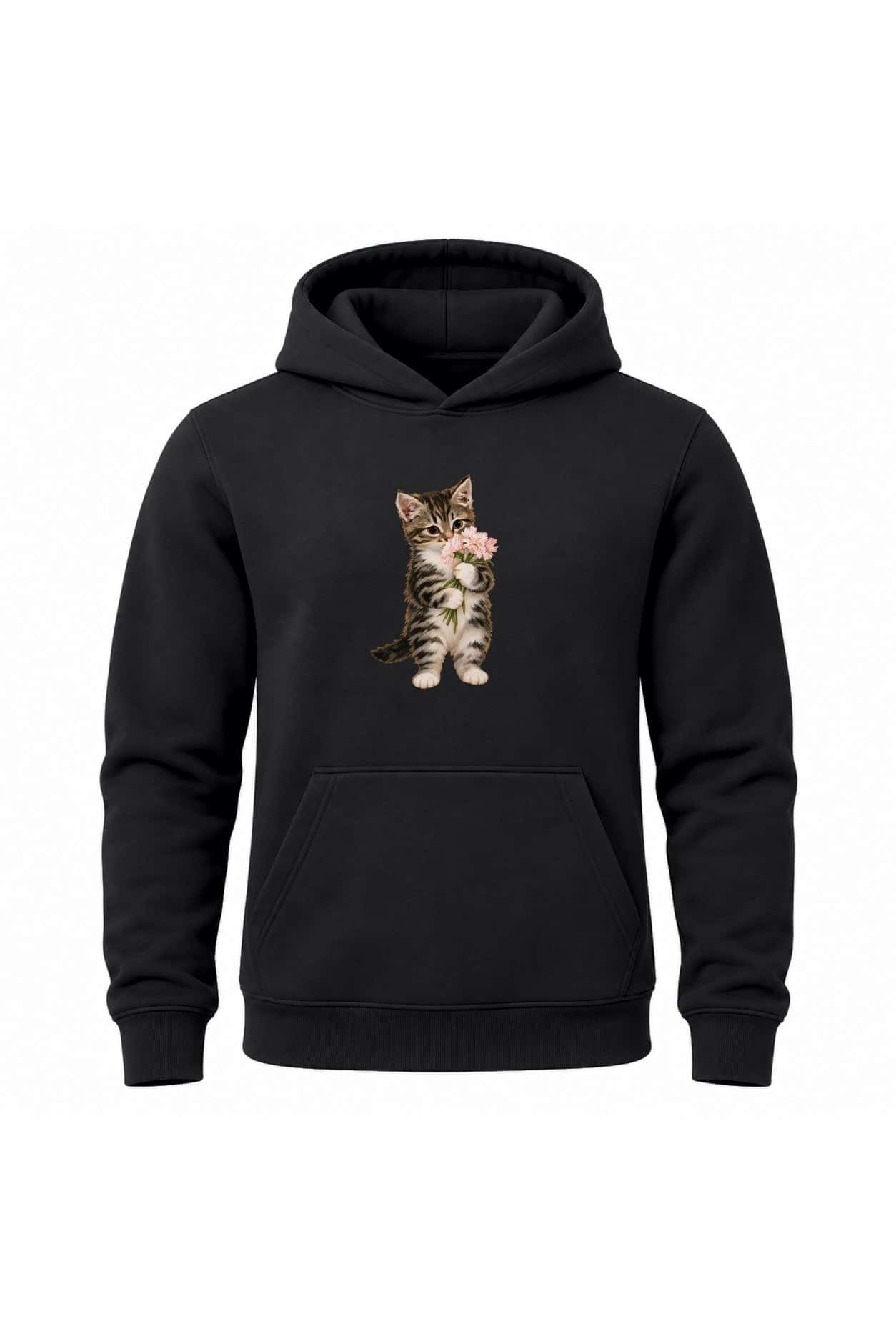 Flower cat Hoodie